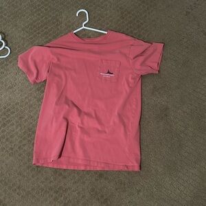 Salmon palm beach vineyard vines shirt